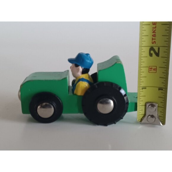 Tumble Tree Woods Green Wooden Tractor - Wood - Toys For Boys - Picture 12 of 12